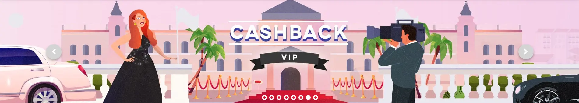 cashback VIP BET ON RED CASINO